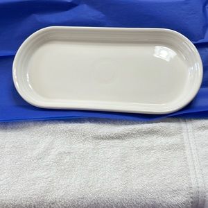 White Small Fiestaware Bread Plate